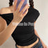 Women Korean Asymmetrical Off-Shoulder Tops